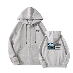 ZB1 HERE & NOW Printed Loose Zipper Hoodie