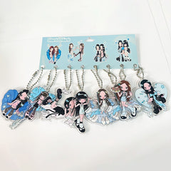 H2H "FOCUS" Cartoon Acrylic Keychain Set