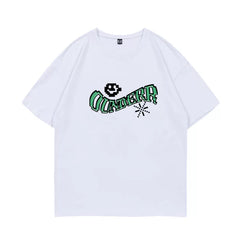 RIWOO Cotton Printed Round Neck T-shirt
