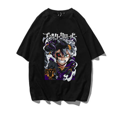 Unisex Anime Cotton Short-sleeved T-shirt