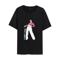 Unisex Graphic Print Round Neck Short Sleeve T-shirt