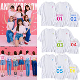 IVE 1st Anniversary Letter Round Neck T-shirt