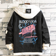 EN- BLOOD SAGA Tour Printed Denim Jacket