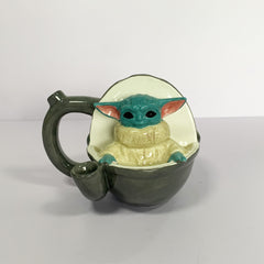 Trendy Baby Yoda Ceramic Mug
