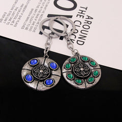 Game Crimson Amber Medallion Keychain Pendant