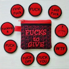 Big Bag of Fucks to Give Zipper Pouch - Fucks to Give Gag Gift