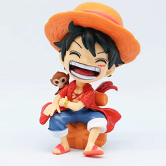 Sitting Luffy Zoro Sanji Figure Doll
