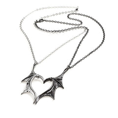 Dragons Heart Shaped Pendant Necklace Set