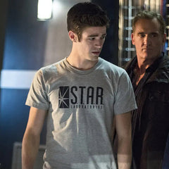 Men's Star Lab Letter Loose Cotton T-shirt