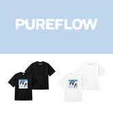 PUREFLOW Poster Print Short Sleeves T-shirt