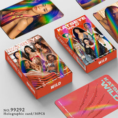 30PCS KATSEYE WILD Holographic Photocards