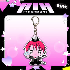 P1H Cartoon Keychain Pendant