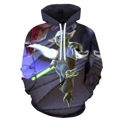Unisex Comic Digital Print Casual Loose Hoodie