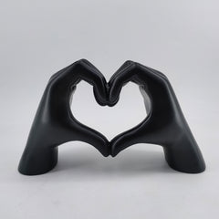 Heart Shaped Finger Statues Crafts Decoration