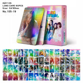 60PCS NJZ Laser Photocard