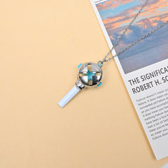TXT Lightstick Hollow Pendant Necklace