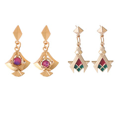 Retro Game Yae Miko Cos Earrings