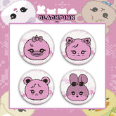 BP Doll Tinplate Badge Mirror Keychain