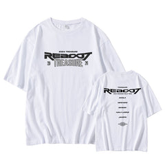 KPOP REBOOT TOUR Printed Short-sleeved T-shirt