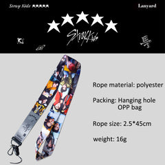 Creative KPOP Mobile Phone Lanyard