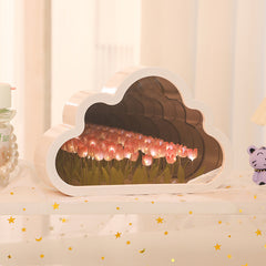 DIY Cloud Tulip Mirror Lamp