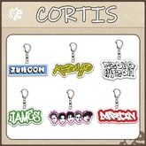 CORTIS Name Strip Keychain Acrylic Pendant