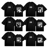 KPOP Album KARMA Logo Print Crew Neck T-Shirt