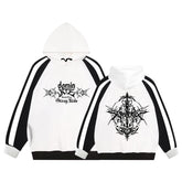 Women's KPOP ATE Logo Casual Fleece Hoodie