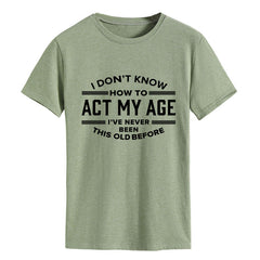 I DON'T KNOW HOW Crew Neck T-Shirt