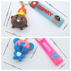 Cute Kpop Doll Keychain Pendant