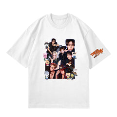 SKZ THIS & THAT Cartoon Print Short-sleeved Top
