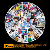 PERMISSION TO DANCE ON STAGE Graffiti Stickers