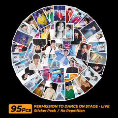 BTS PERMISSION TO DANCE ON STAGE Graffiti Stickers