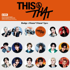 SKZ This & That Badge 2PCS Set