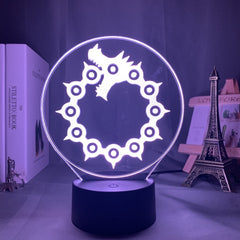 Anime Colorful Variable Night Light