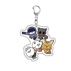 TXT Acrylic Keychain Pendant 6PCS