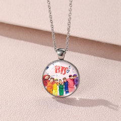 Trendy Kpop Round Necklace