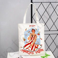 Trendy House Printed Canvas Bag