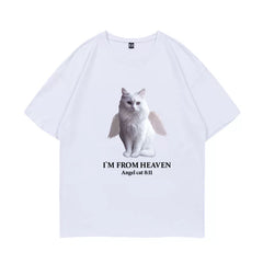 Karina Cat Printed Women's Short-sleeved T-shirt