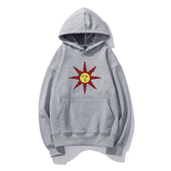 Unisex Game Pattern Print Loose Hoodie