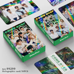 30PCS BANGTAN ComeOver Holographic Photocards