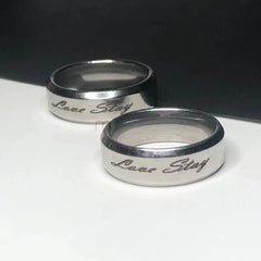 Love STAY Letter Ring