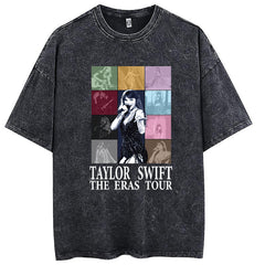 Women's Taylor Printed Loose Cotton T-shirt