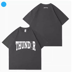 KPOP Logo Printed Short Sleeve T-Shirt