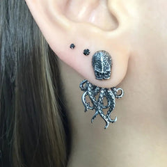 Retro Octopus Stud Earrings