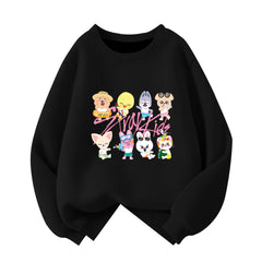 SKZ00 Pullover Crew Neck Fleece Sweatshirt