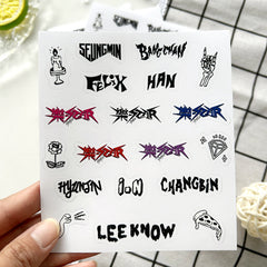 SKZ "-STAR" Transparent PVC Stickers
