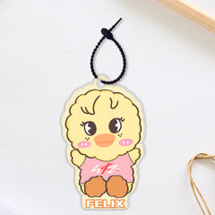 SKZ Cartoon Acrylic Luggage Pendant