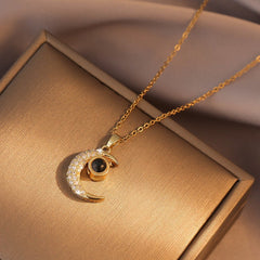 Moon Projection Luxury Necklace