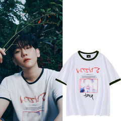 BAEKHYUN Album HelloWorld Cover Print T-shirt